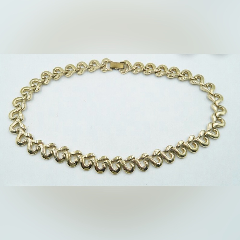 Butler, Vintage Linked Hearts Necklace